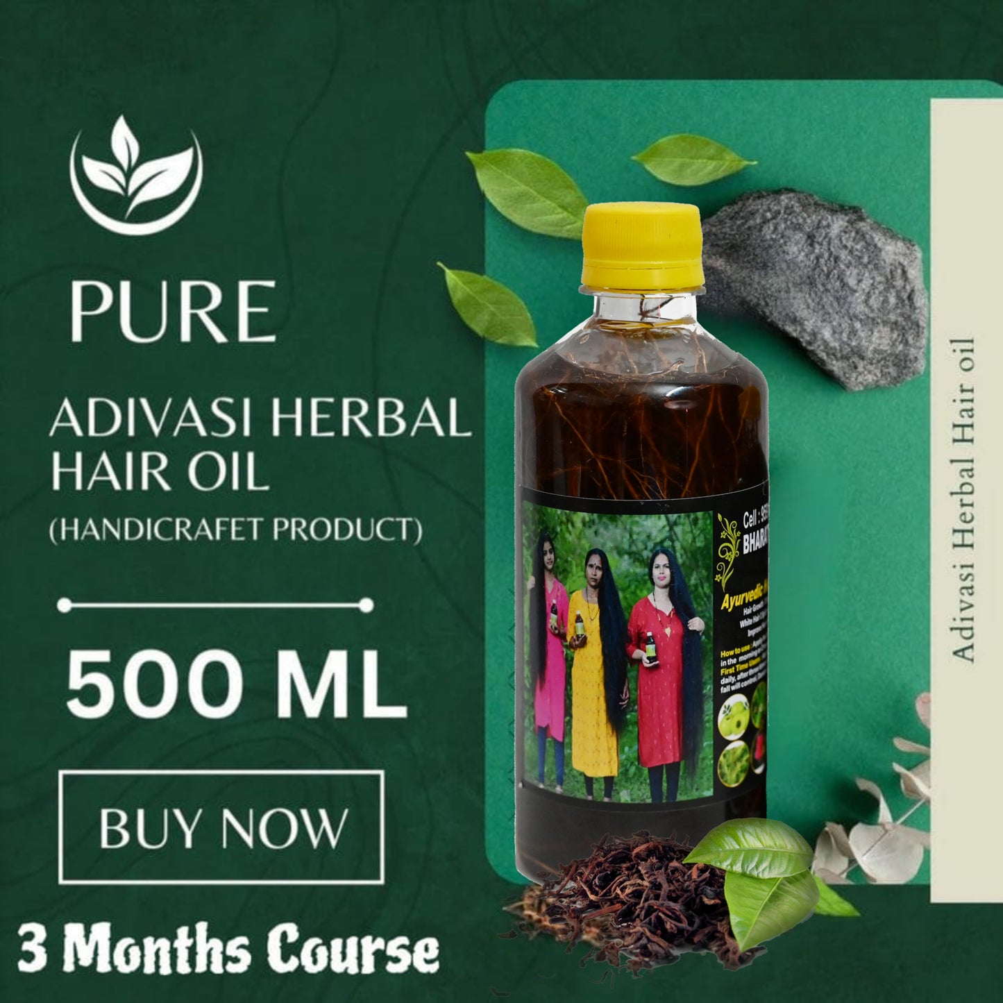 BHARATH ADIVASI HERBAL HAIR OIL